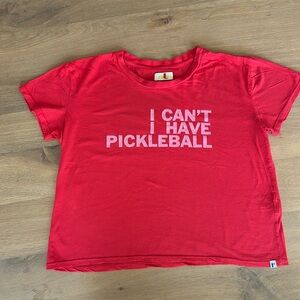Fred Segal Rally Club brand Pickleball cropped T-shirt M